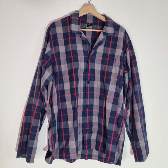 Hugo Boss Shirts Hugo Boss Plaid Shirt Men Xl Poshmark